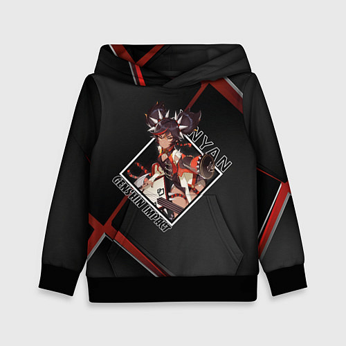 Детская толстовка Синь Янь в ромбе / 3D-Черный – фото 1