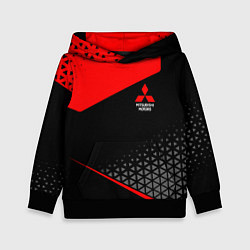 Толстовка-худи детская Mitsubishi - Sportwear, цвет: 3D-черный