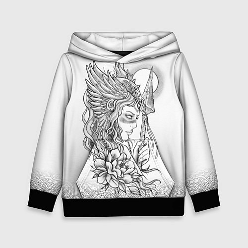 Детская толстовка Фрейя / 3D-Черный – фото 1