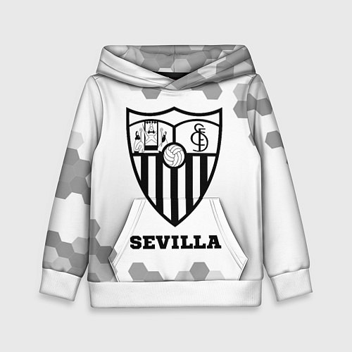 Детская толстовка Sevilla sport на светлом фоне / 3D-Белый – фото 1