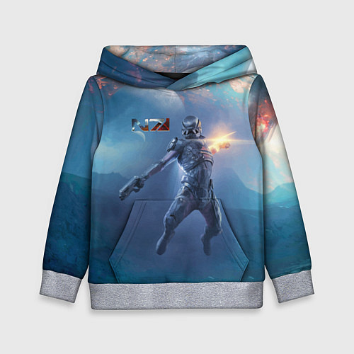 Детская толстовка Mass Effect Andromeda - Character / 3D-Меланж – фото 1