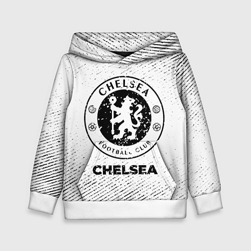 Детская толстовка Chelsea с потертостями на светлом фоне / 3D-Белый – фото 1