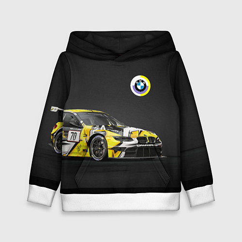 Детская толстовка BMW Motorsport - Racing team / 3D-Белый – фото 1