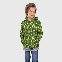 Толстовка-худи детская Милитари Чешуя, цвет: 3D-меланж — фото 2