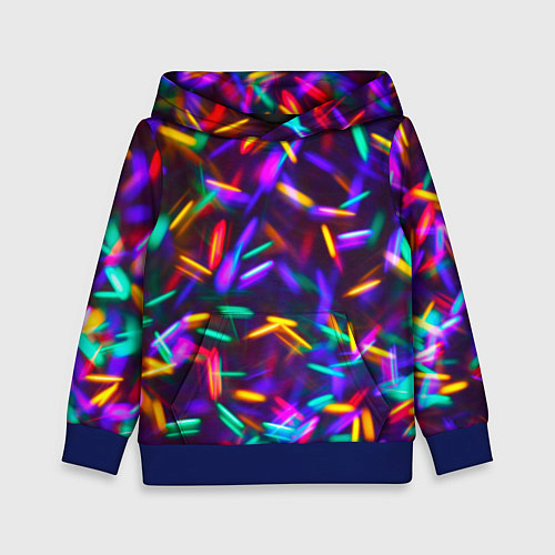 Детская толстовка Цветомузыка / 3D-Синий – фото 1