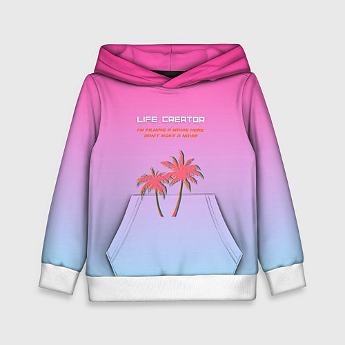 Детская толстовка Творец своей жизни / 3D-Белый – фото 1