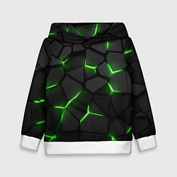 Детская толстовка Green neon steel