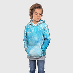 Толстовка-худи детская Зимняя сказка, цвет: 3D-меланж — фото 2