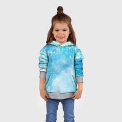 Толстовка-худи детская Зимняя сказка, цвет: 3D-меланж — фото 2