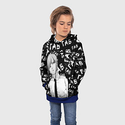 Толстовка-худи детская Макима: гав-гав, цвет: 3D-синий — фото 2