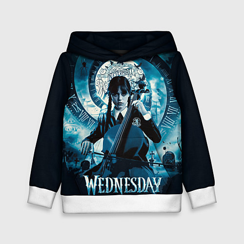 Детская толстовка Wednesday Addams 2022 / 3D-Белый – фото 1