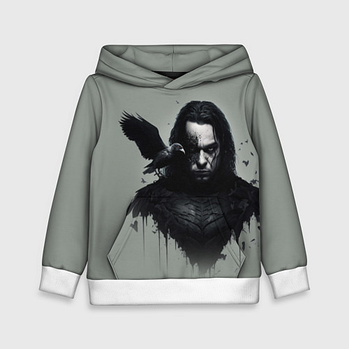 Детская толстовка Мрак / 3D-Белый – фото 1