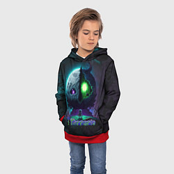 Толстовка-худи детская Terraria monster, цвет: 3D-красный — фото 2