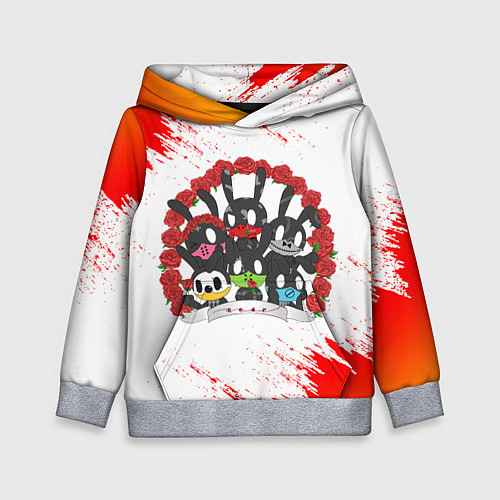 Детская толстовка B A P rose / 3D-Меланж – фото 1