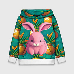 Детская толстовка Pink rabbit