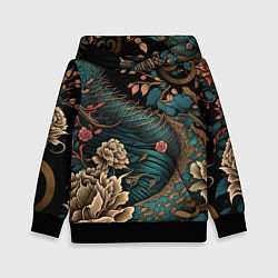 Детская толстовка Японский змей Irezumi