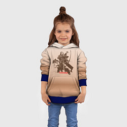Толстовка-худи детская Pathfinder, цвет: 3D-синий — фото 2