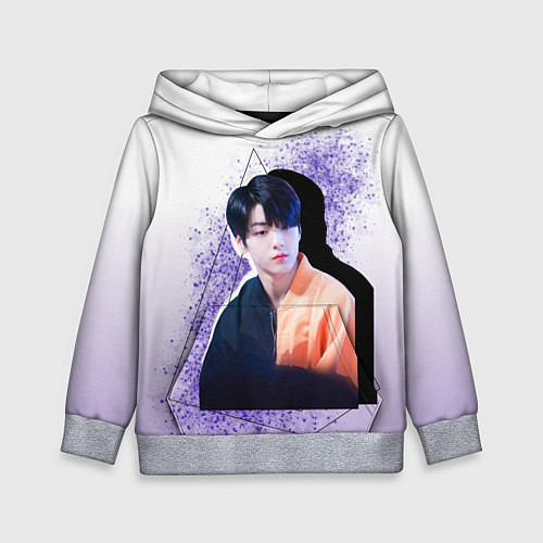 Детская толстовка Субин и его тень / 3D-Меланж – фото 1