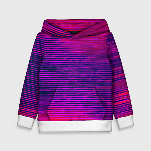 Детская толстовка Color radiation / 3D-Белый – фото 1