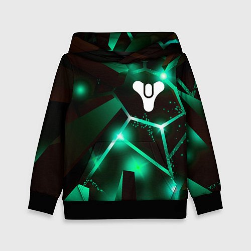 Детская толстовка Destiny разлом плит / 3D-Черный – фото 1