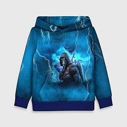 Толстовка-худи детская Stalker sky art blue, цвет: 3D-синий