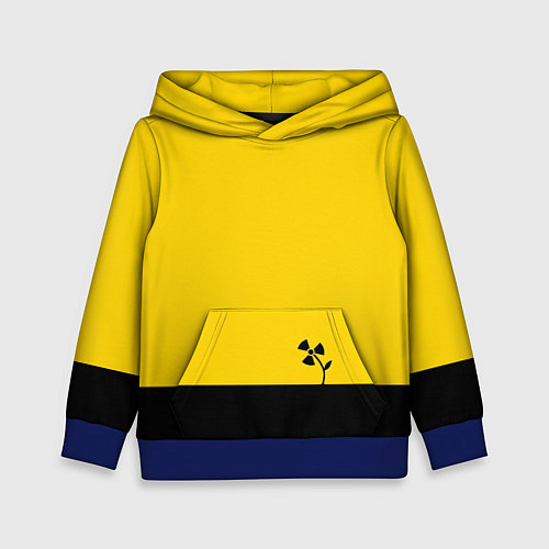 Детская толстовка Атомный цветок / 3D-Синий – фото 1