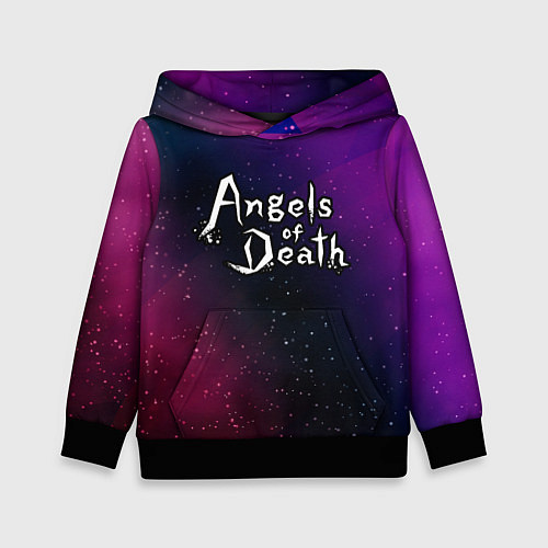 Детская толстовка Angels of Death gradient space / 3D-Черный – фото 1