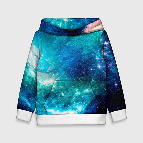 Детская толстовка Звёздная Вселенная / 3D-Белый – фото 1