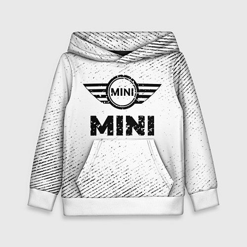 Детская толстовка Mini с потертостями на светлом фоне / 3D-Белый – фото 1