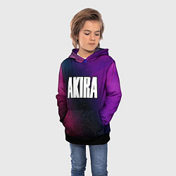 Толстовка-худи детская Akira gradient space, цвет: 3D-черный — фото 2