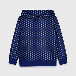 Толстовка-худи детская Ясна3 - Цветок жизни мал, цвет: 3D-синий