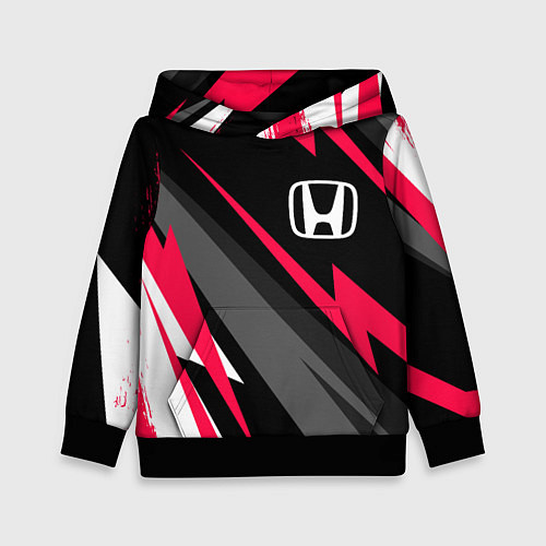 Детская толстовка Honda fast lines / 3D-Черный – фото 1
