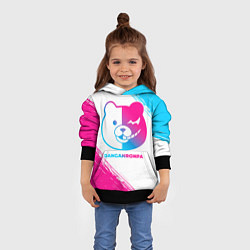 Толстовка-худи детская Danganronpa neon gradient style, цвет: 3D-черный — фото 2