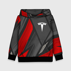 Толстовка-худи детская Tesla sports racing, цвет: 3D-черный