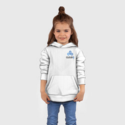 Толстовка-худи детская Cloud9 white, цвет: 3D-белый — фото 2