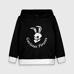 Толстовка-худи детская Guristas pirates black, цвет: 3D-белый