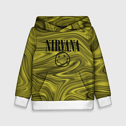 Детская толстовка Nirvana лого абстракция