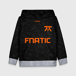 Толстовка-худи детская Форма Fnatic pixels, цвет: 3D-меланж