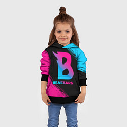 Толстовка-худи детская Beastars - neon gradient, цвет: 3D-черный — фото 2