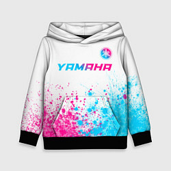 Детская толстовка Yamaha neon gradient style: символ сверху