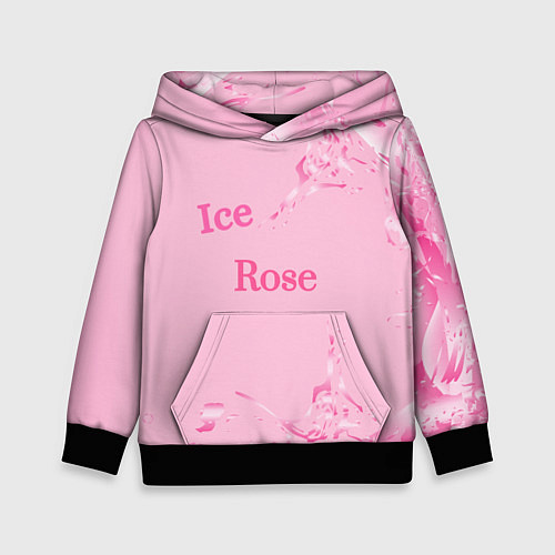 Детская толстовка Ice Rose / 3D-Черный – фото 1