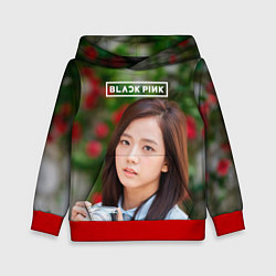 Толстовка-худи детская Blackpink Jisoo, цвет: 3D-красный