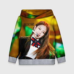 Толстовка-худи детская Blackpink Jennie Kim, цвет: 3D-меланж