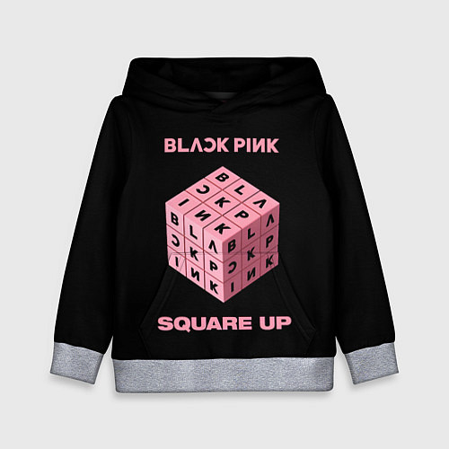 Детская толстовка Blackpink Square up / 3D-Меланж – фото 1