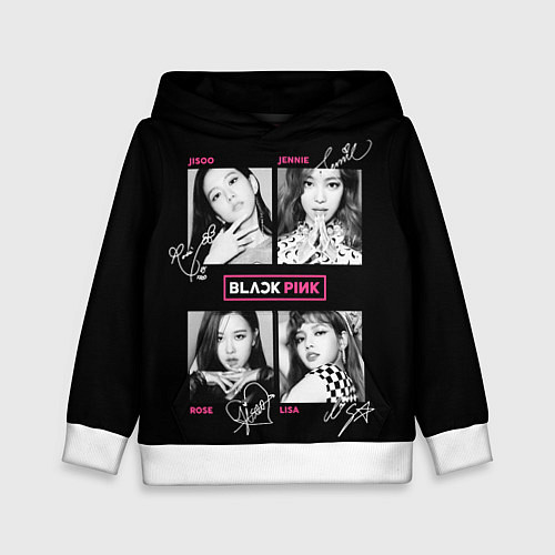 Детская толстовка Blackpink K-pop girl / 3D-Белый – фото 1