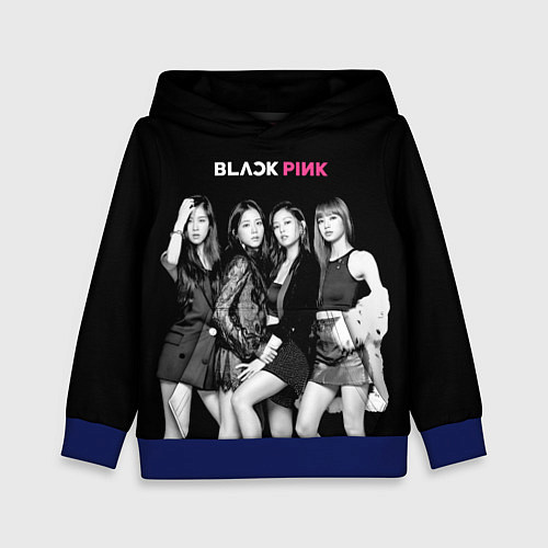 Детская толстовка Blackpink Beautiful girls / 3D-Синий – фото 1