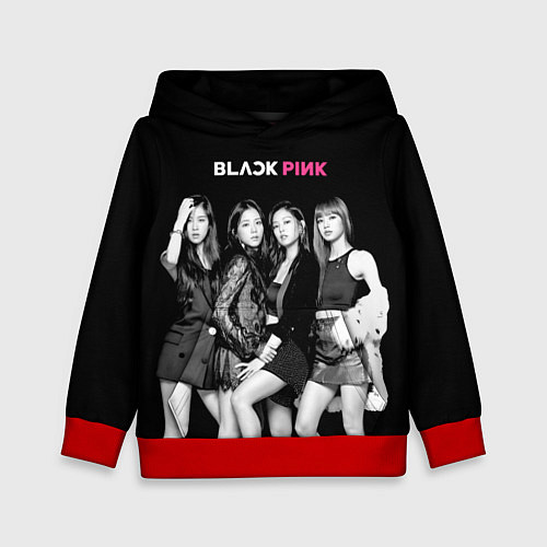 Детская толстовка Blackpink Beautiful girls / 3D-Красный – фото 1