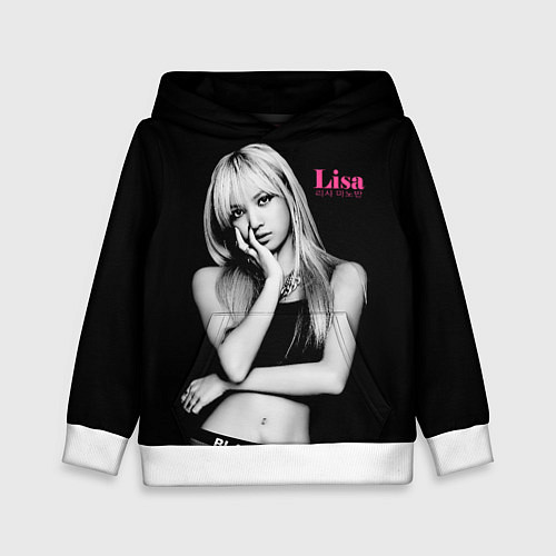 Детская толстовка Lisa Manoban Blackpink / 3D-Белый – фото 1