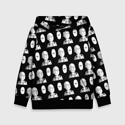 Толстовка-худи детская Saitama - ok pattern, цвет: 3D-черный