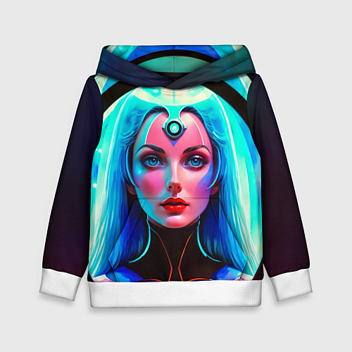 Детская толстовка Девушка в криокапсуле / 3D-Белый – фото 1
